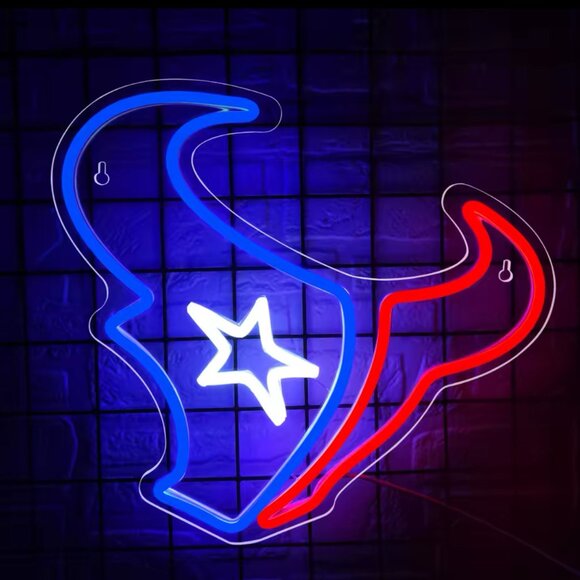 HOUSTON TEXANS NEON LED SIGN - Picture 5 of 5